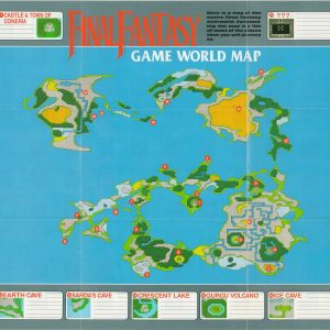 Final Fantasy Game World Map