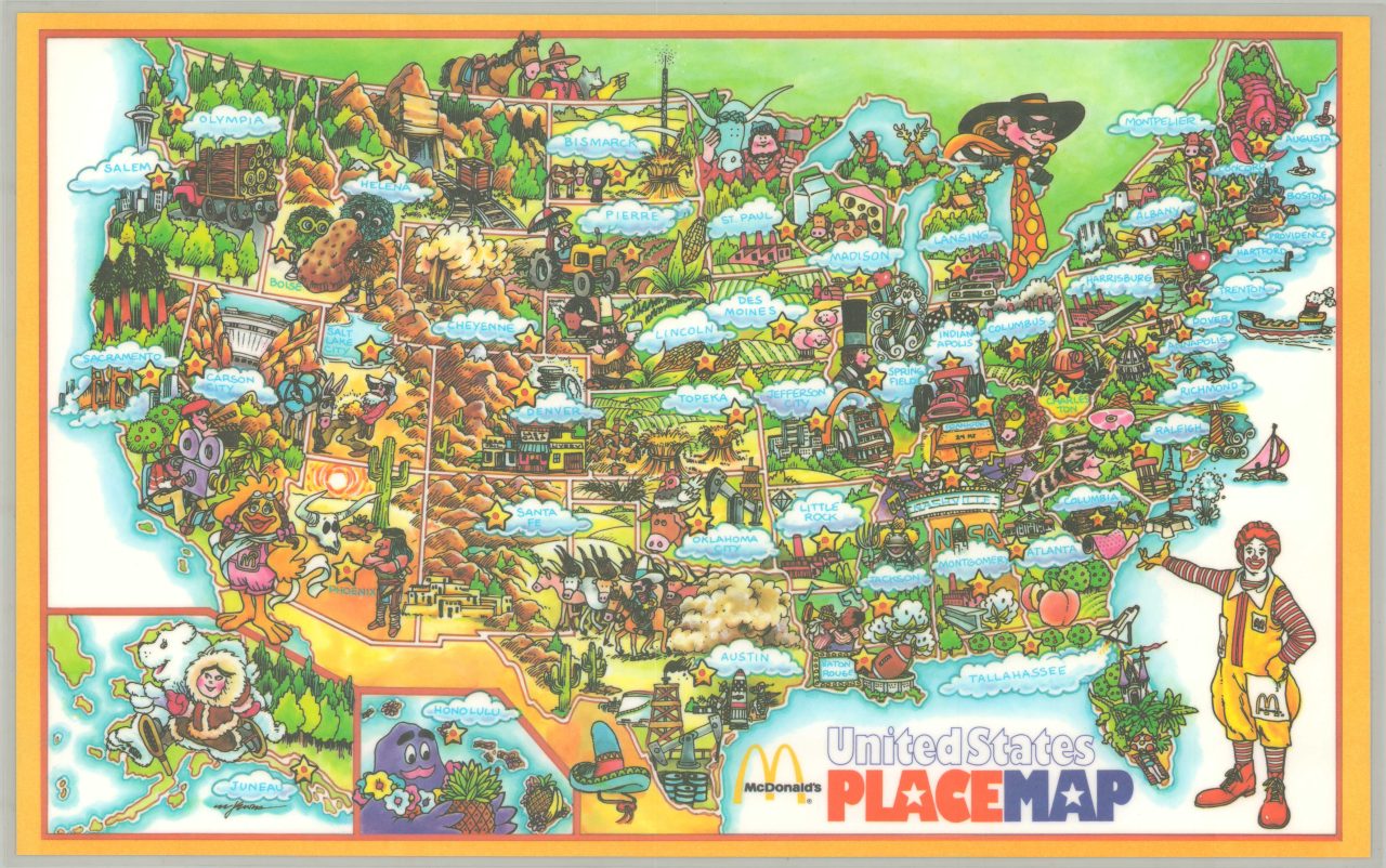 United States Place Map - Curtis Wright Maps