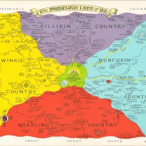 The Marvelous Land of Oz and The Magical Countries Surrounding Oz