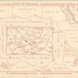 A map of the marvelous Land of Oz