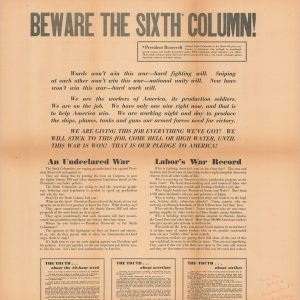 Beware the Sixth Column!