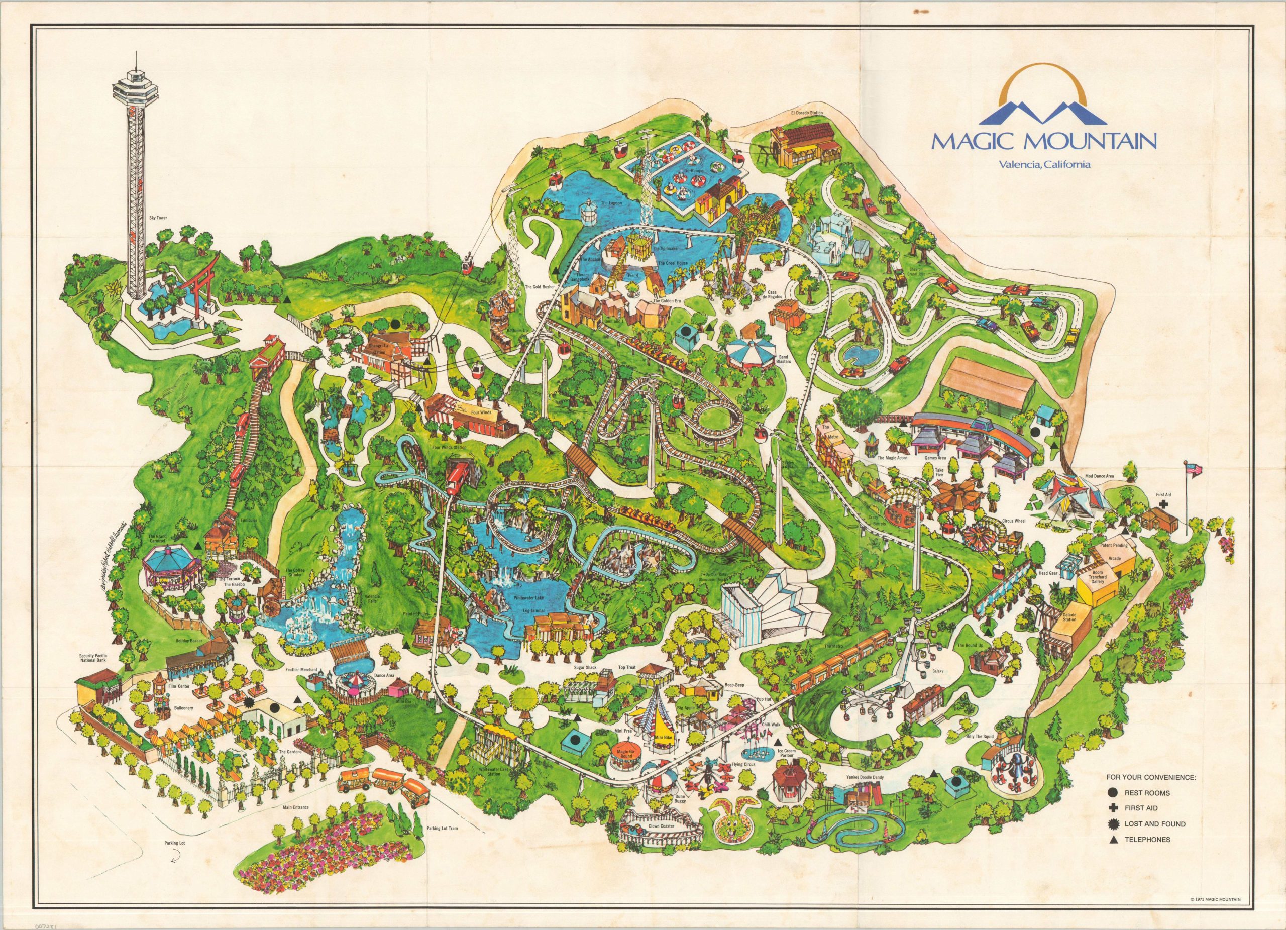 Magic Mountain Valencia, California