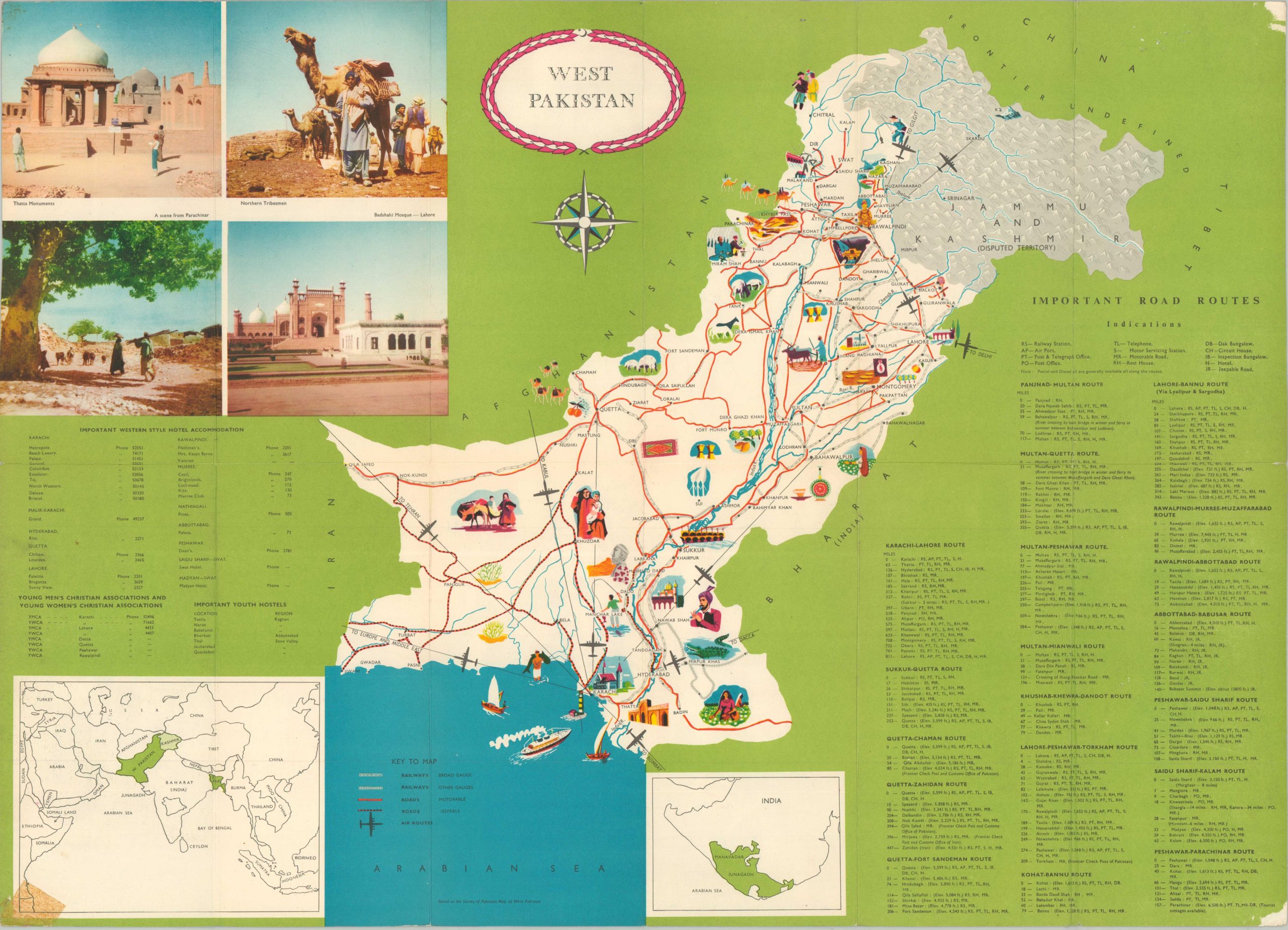 Pakistan Tourist Map - Image 2