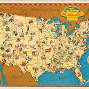 The Greyhound Map of This Amazing America