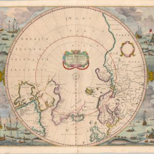 Poli Arctici, et Circumiacentium Terrarum Descriptio Novissima
