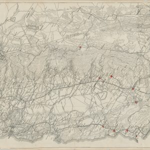 Automobile Road Map of California