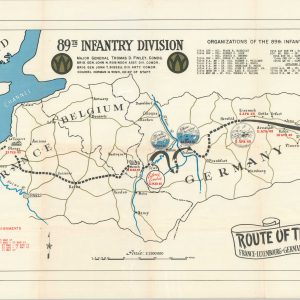 Route of the 89th France - Luxembourg - Germany