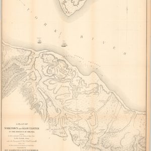 A Plan of Yorktown and Gloucester in the Province of Virginia shewing the Works constructed for the defense of those Posts by the British Army.