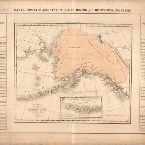 Carte Géographique, Statistique et Historique Des Possessions Russes