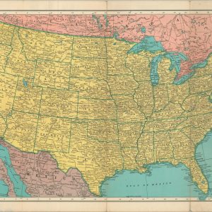 The Rand McNally Furlough Map of the United States