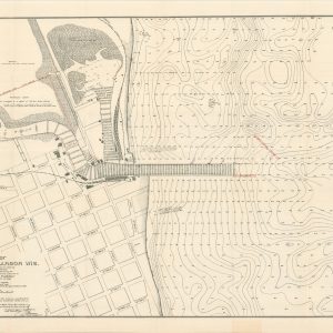 Map of Kewaunee Harbor, Wis.