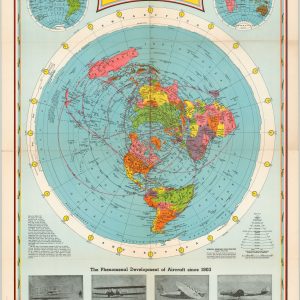 Hammond's Air Age Map of the World