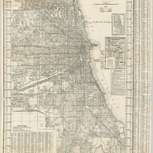 Clason's Double Indexed Map of Chicago
