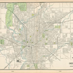 Map of the City of Indianapolis