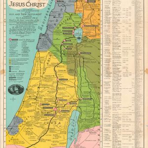 Pilgrim's Map of the Holy Land