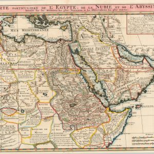 Carte Particulere de L'Egypte, de la Nubie, et de L'Abyssinie, Dressée sur les Memoires les plus Nouveaux & les Observations les plus exactes