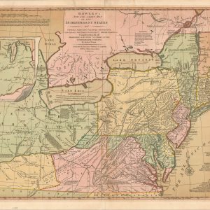 Bowles's New One-Sheet Map of the Independent States of Virginia, Maryland, Delaware, Pensylvania, New Jersey, New York, Connecticut & Rhode Island. &c