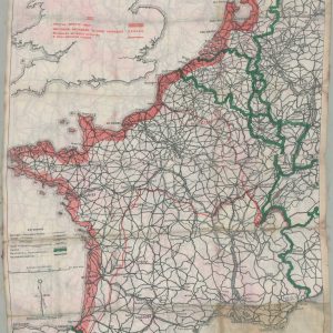 France and Germany - WWII Escape Map