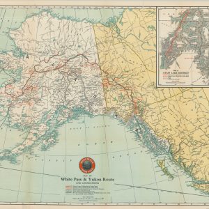 Map of White Pass & Yukon Route and Connections