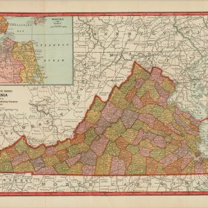 The Geographical's Good Road Map of Virginia