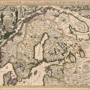 La Scandinavie ou sont Les Royaumes de Suede, Danemark, et Norwege