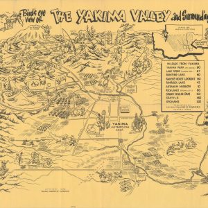 Bird's Eye View of the Yakima Valley and Surrounding Area