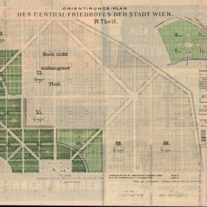 Orientirungs-Plan Des Central-Friedhofes Der Stadt Wien IV. Theil