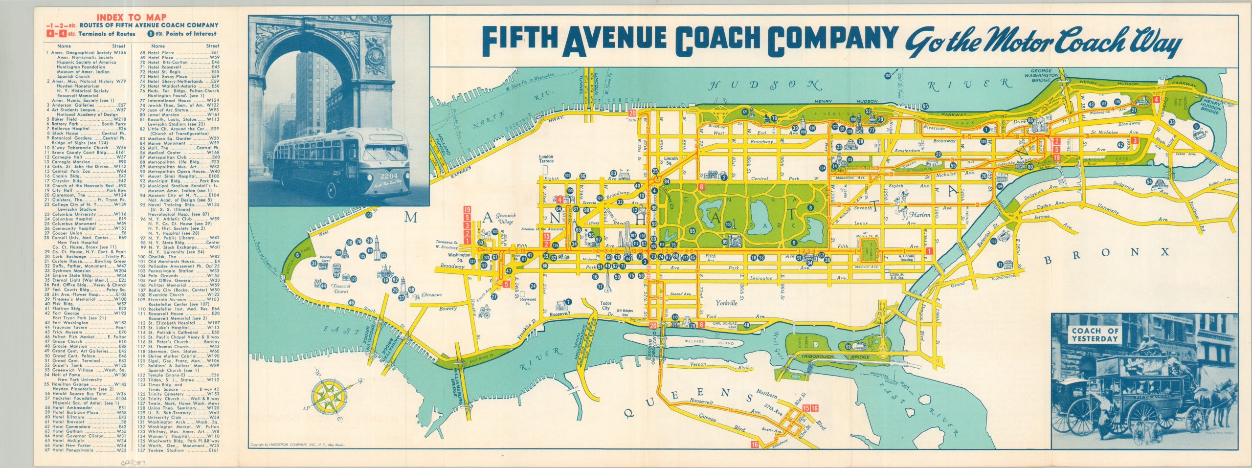 Fifth Avenue Coach Routes