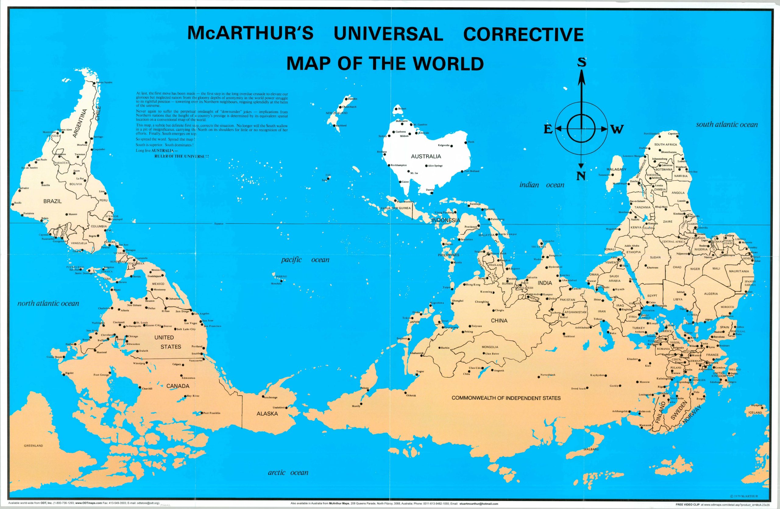 McArthur's Universal Corrective Map of the World