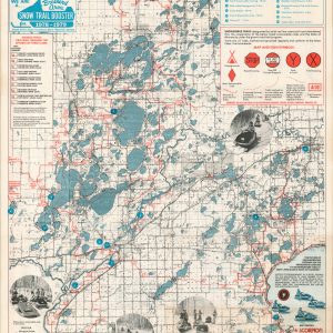 1979 Snowmobile Map Gull Lake Area