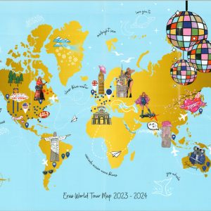 Eras World Tour Map 2023-2024
