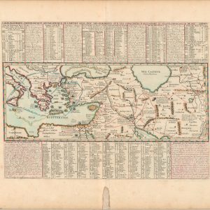 Carte Historique, Cronologique, Géographique, de L'Empire Grec, Avec des Remarques sur les Conquetes d'Alexandre Le Grande, Fondateur de Cet Empire