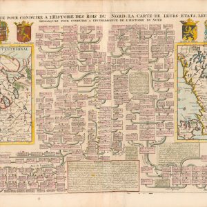 Carte Genealogique Pour Conduir a L'Histoire des Rois du Nord, la Carte de Leurs Etats, Leurs Armes et Des Remarques Pour Conduire a L'Intelligence de L'Histoire du Nord
