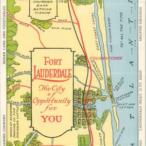 Coast Line of Broward County Florida the City of Fort Lauderdale and 26 Miles of the Dixie Highway