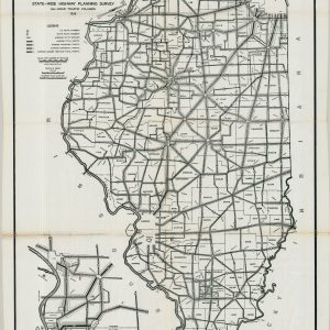 Traffic Map of the State of Illinois
