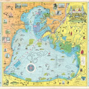 Fishing Chart of Lake Saint Clair