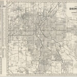 Map of Denver and Surroundings