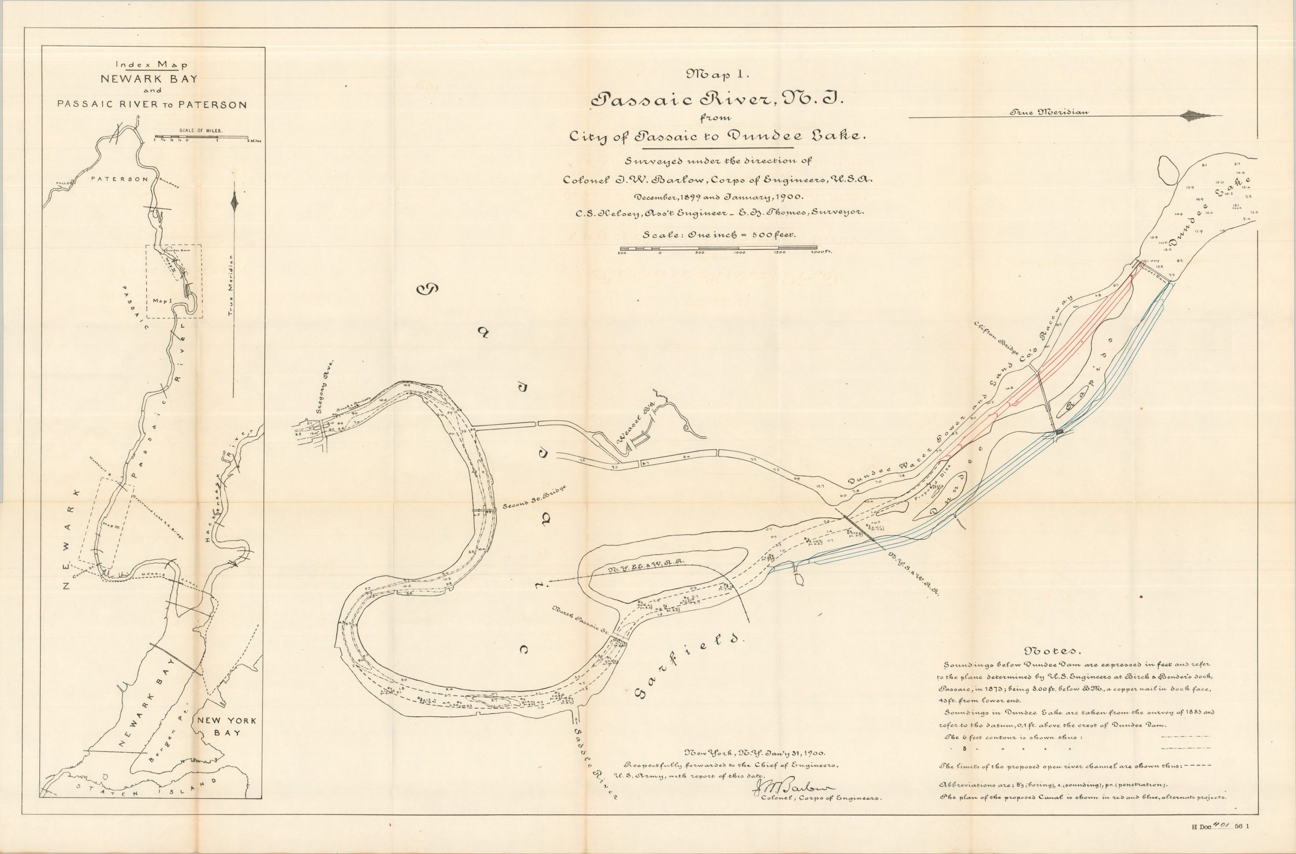 Examination and Survey of Passaic River, New Jersey