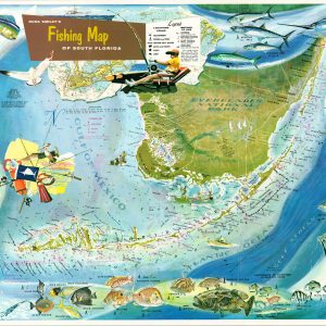 Russ Smiley's Fishing Map of South Florida