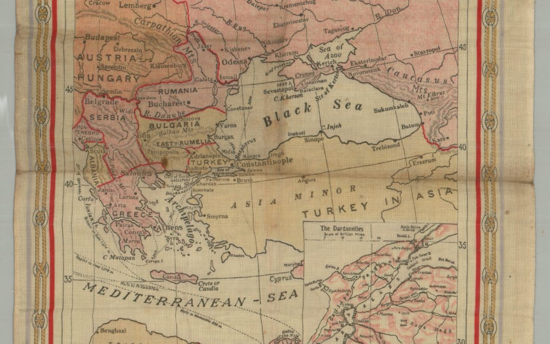 [Handkerchief Map of the Dardanelles]