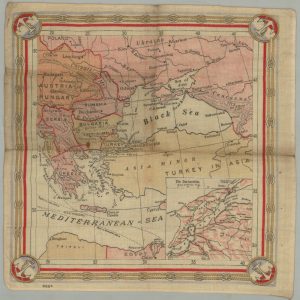 [Handkerchief Map of the Dardanelles]