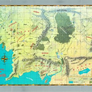 A Campaign Map of Northwest Middle-Earth [with] Middle-Earth Adventure Guidebook II