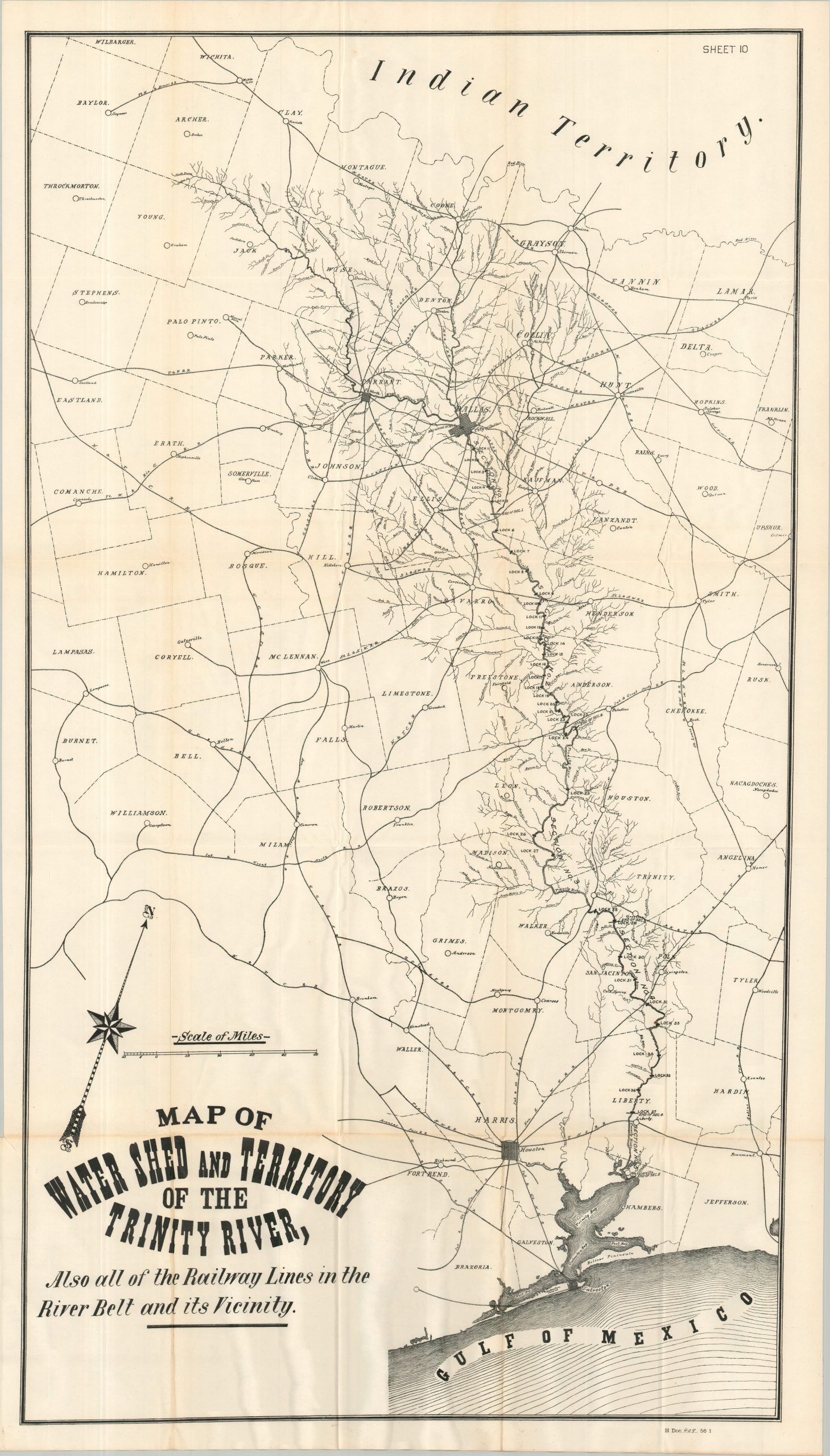 Survey of Trinity River, Texas