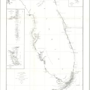 Sketch F. Showing the Progress of the Survey in Section VI with a General Reconnaissance of the Coast of Florida