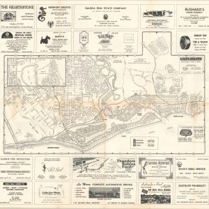Newport Harbor Area Map [Title on Verso]