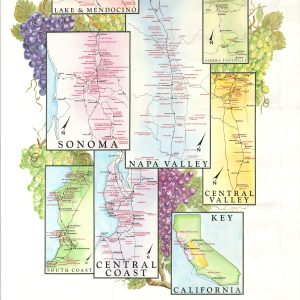 The Wine Map of California