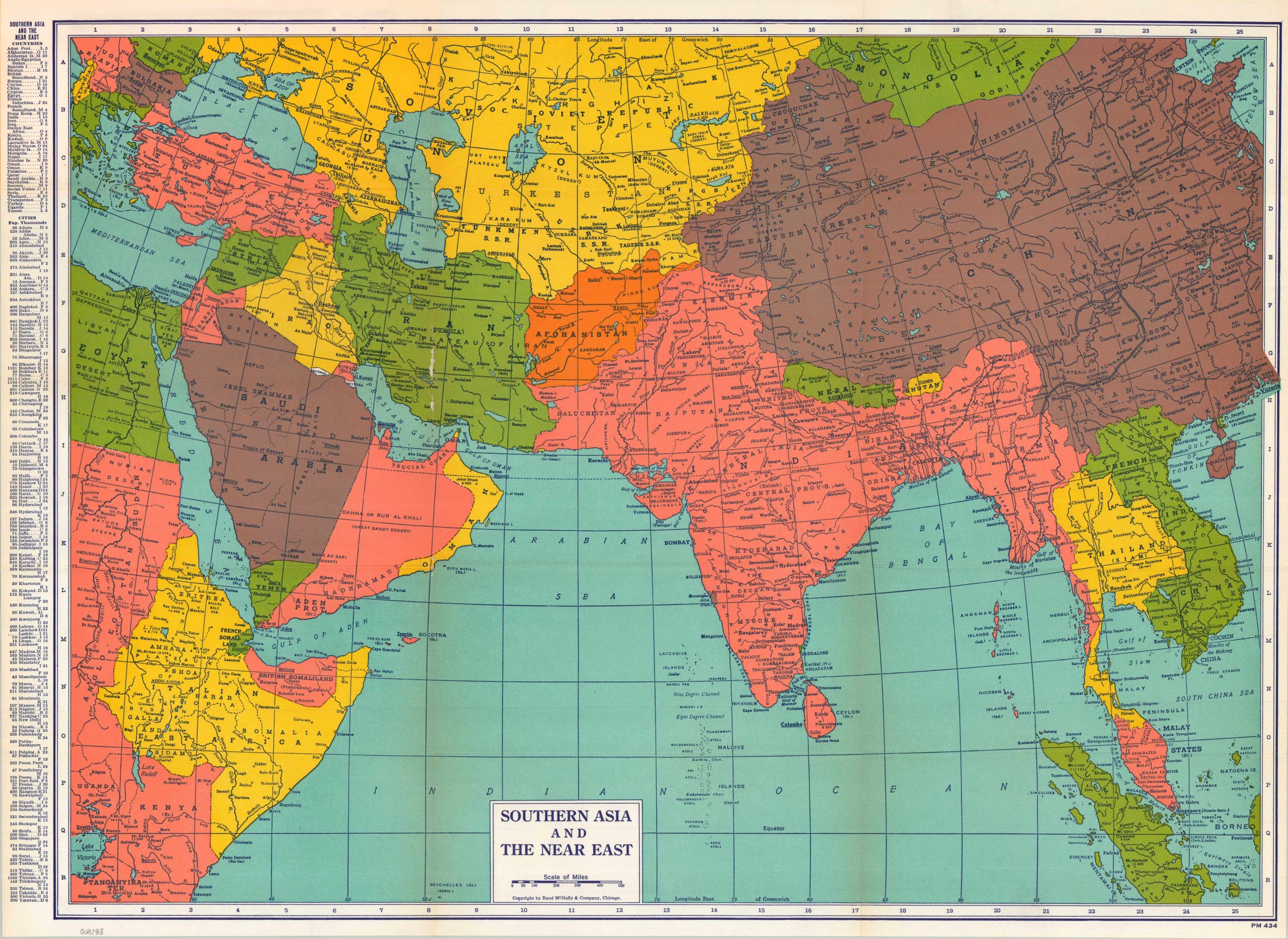Southern Asia and The Near East