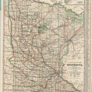 Clason's Guide Map of Minnesota