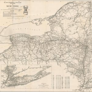 Blum's Commercial Travelers' Auto Map of New York