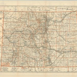 Rand McNally Standard Map of Colorado